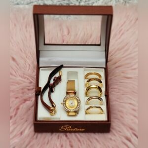 Vintage Parture Japan Watch With Interchangeable bezel and Strap